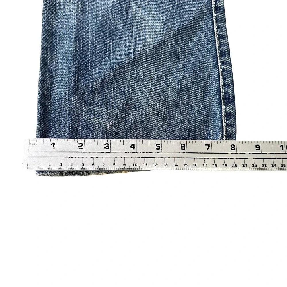 Polo Ralph Lauren Varick Slim Straight Jeans Mens 36x34 Blue Medium Wash Denim